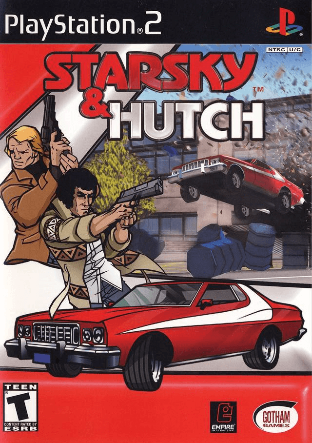 Starsky and Hutch box art for Playstation 2